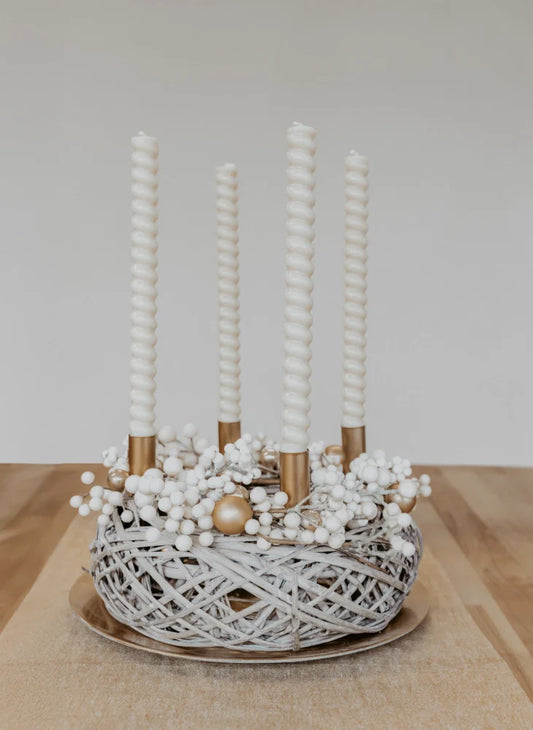 Adventkranz basteln