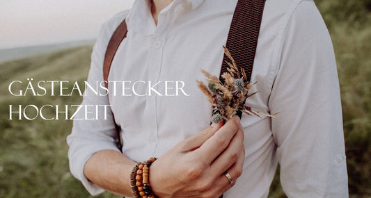 Gästeanstecker Hochzeit