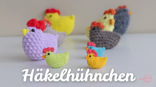 Häkelanleitung Hühnchen für Ostern