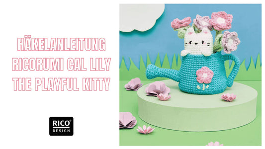 Lily the Playful Kitty – Kostenlose Häkelanleitung mit Ricorumi-Garn