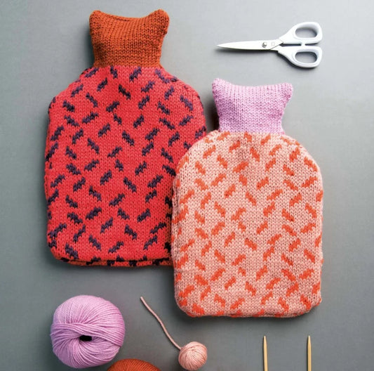 Strickanleitung Wärmflaschenhülle