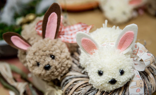 Oster-DIY´S mit Wollbommels