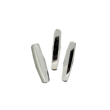Wachsperle Röhre silber 4x18mm 30 Stk./Dose