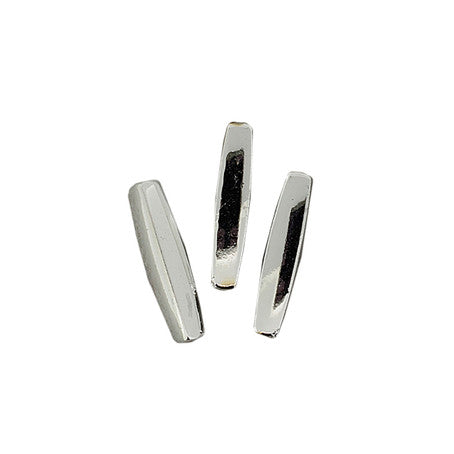 Wachsperle Röhre silber 4x18mm 30 Stk./Dose