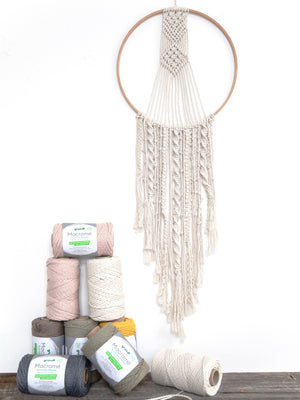 Gründl Makramee Garn 3mm 95m 330g