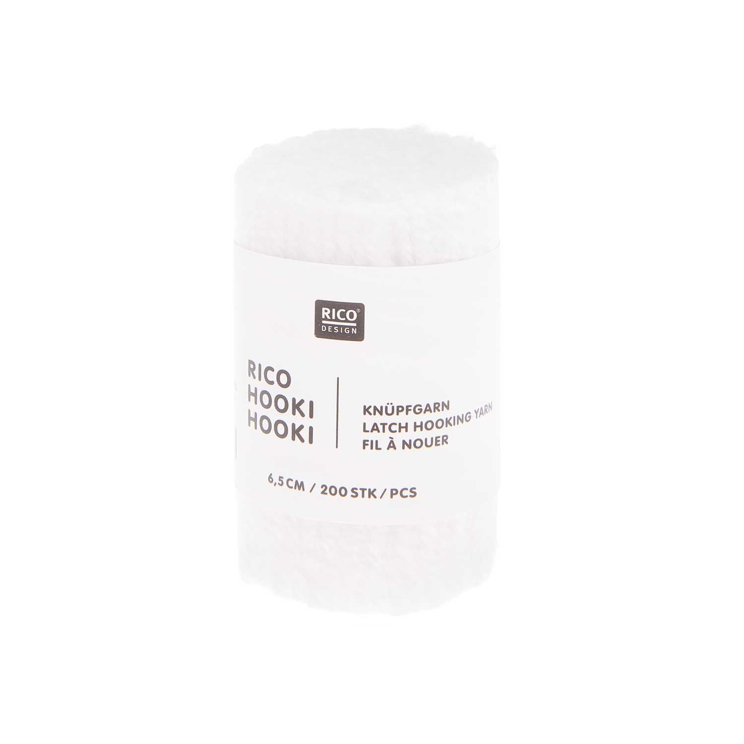 Rico Hooki Hooki Knüpfgarn 6,5cm verschiedene Farben