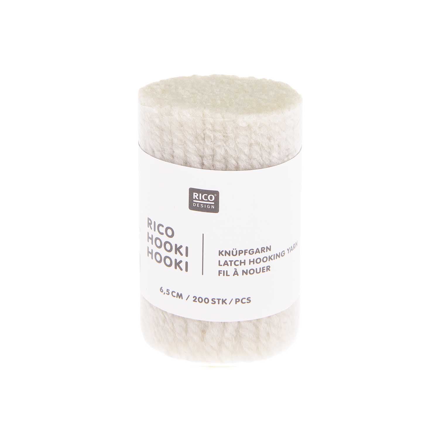 Rico Hooki Hooki Knüpfgarn 6,5cm verschiedene Farben