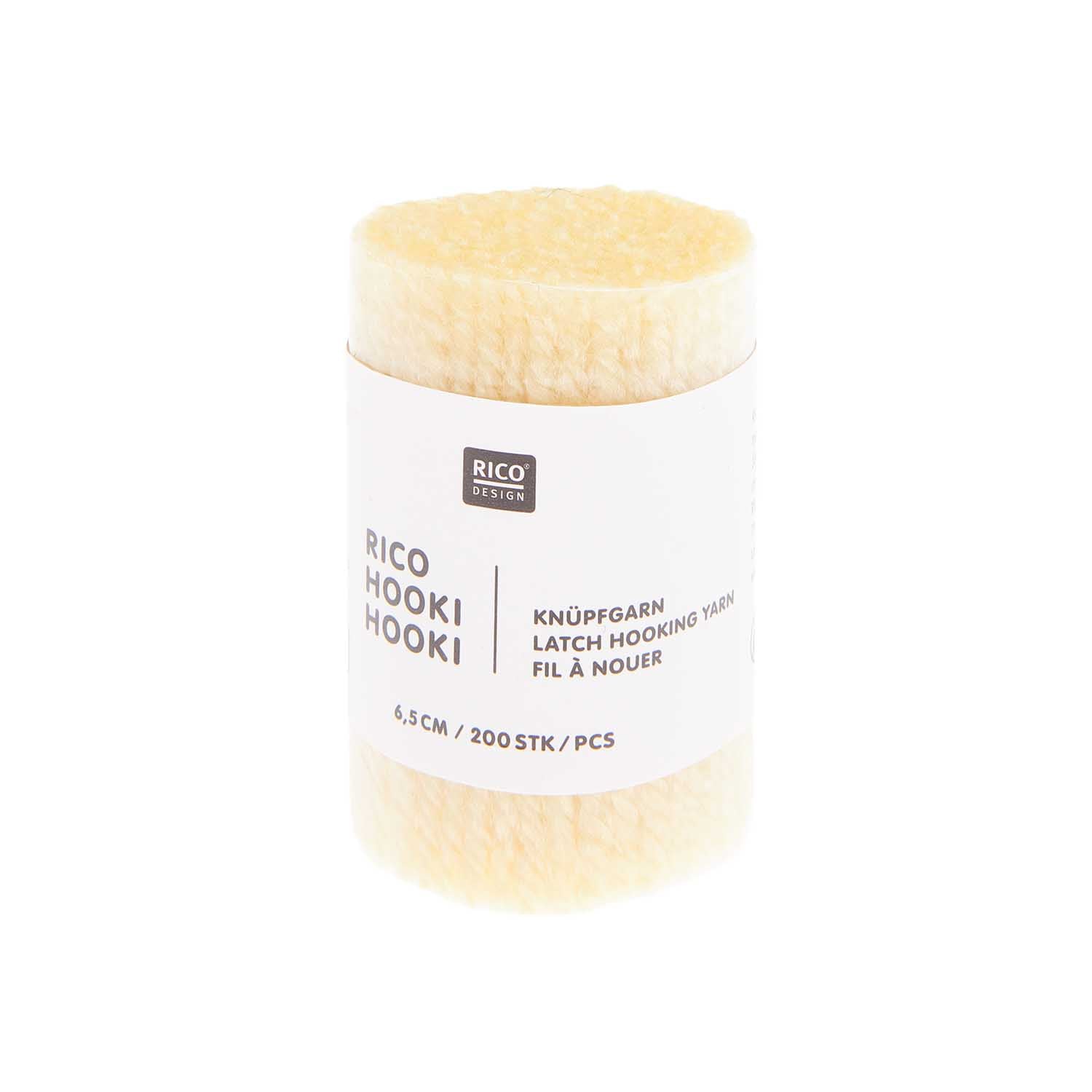 Rico Hooki Hooki Knüpfgarn 6,5cm verschiedene Farben