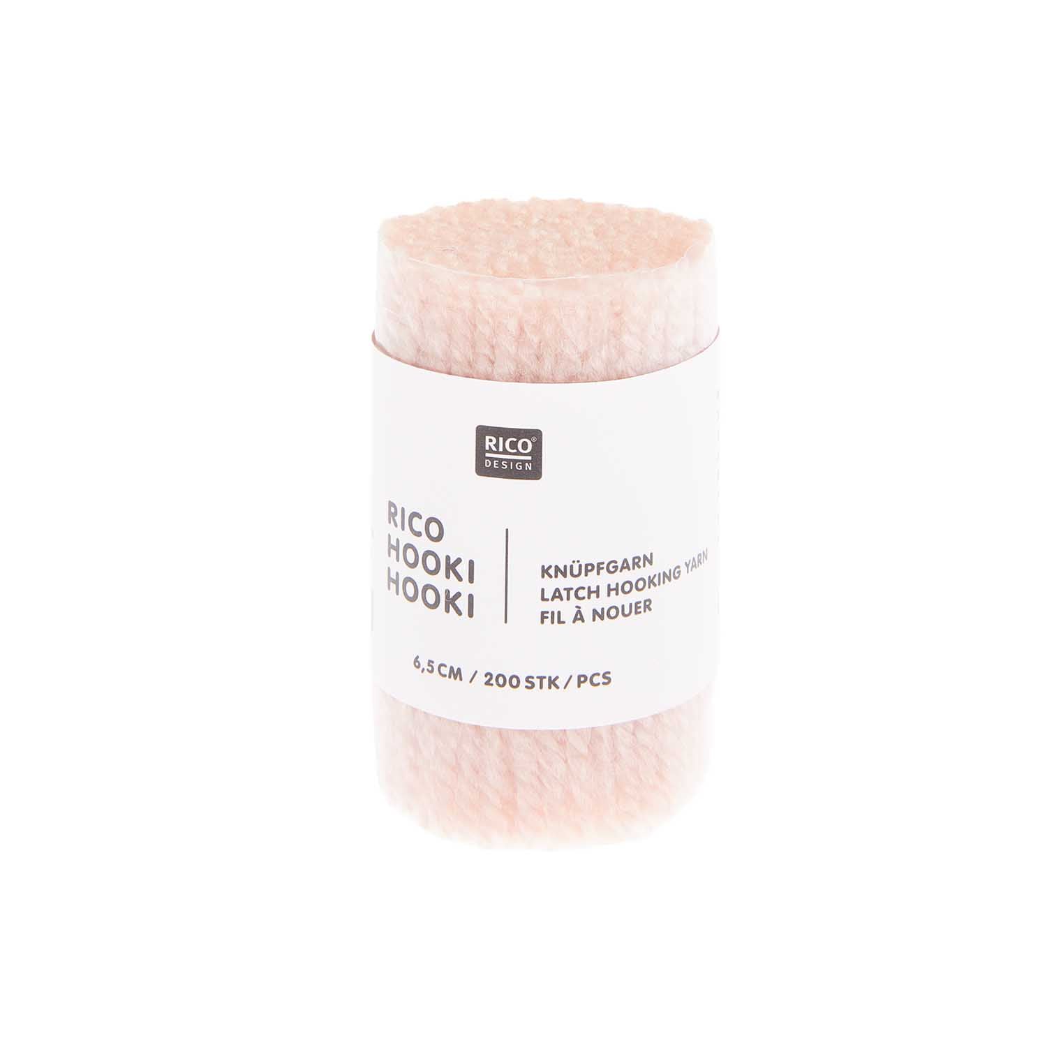 Rico Hooki Hooki Knüpfgarn 6,5cm verschiedene Farben
