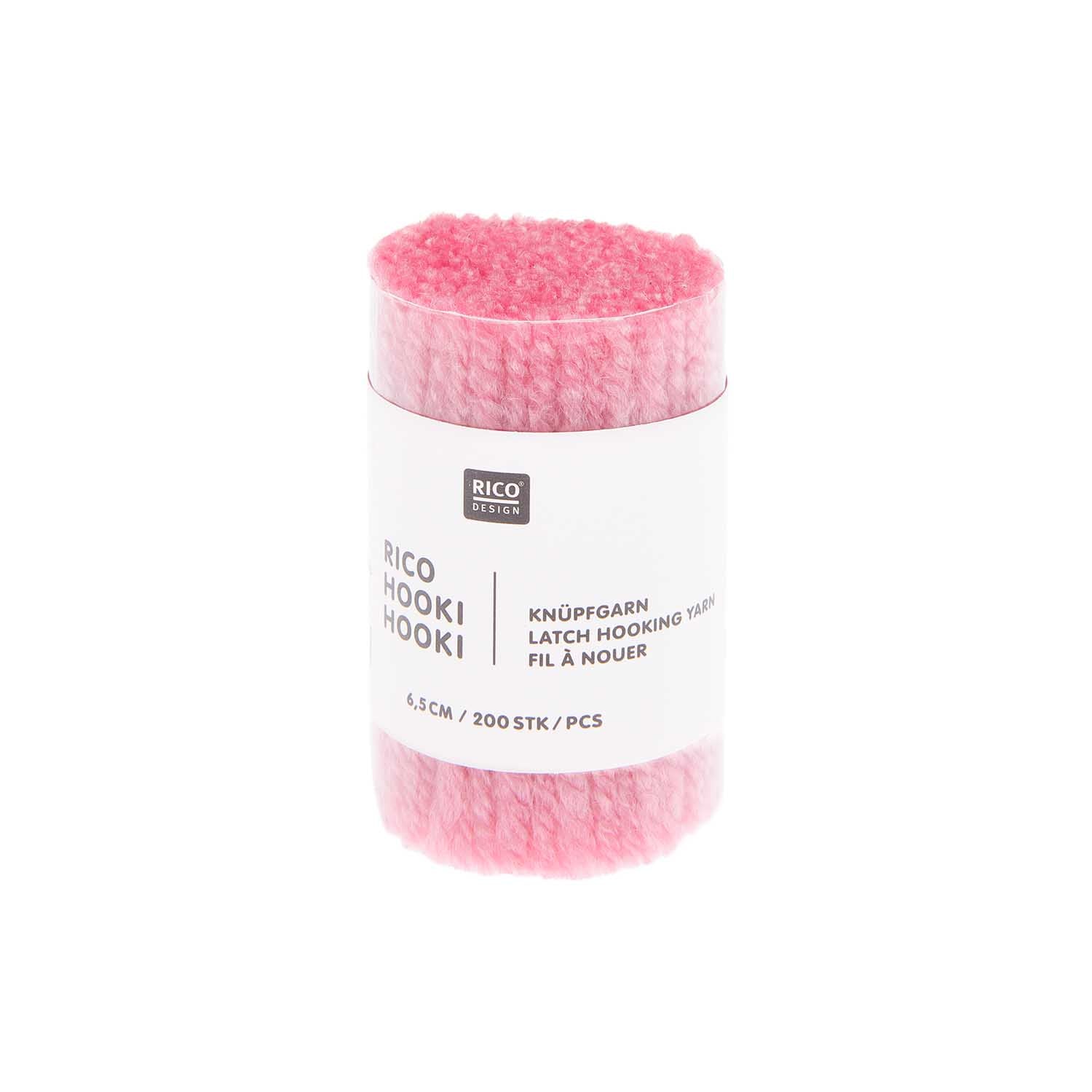Rico Hooki Hooki Knüpfgarn 6,5cm verschiedene Farben