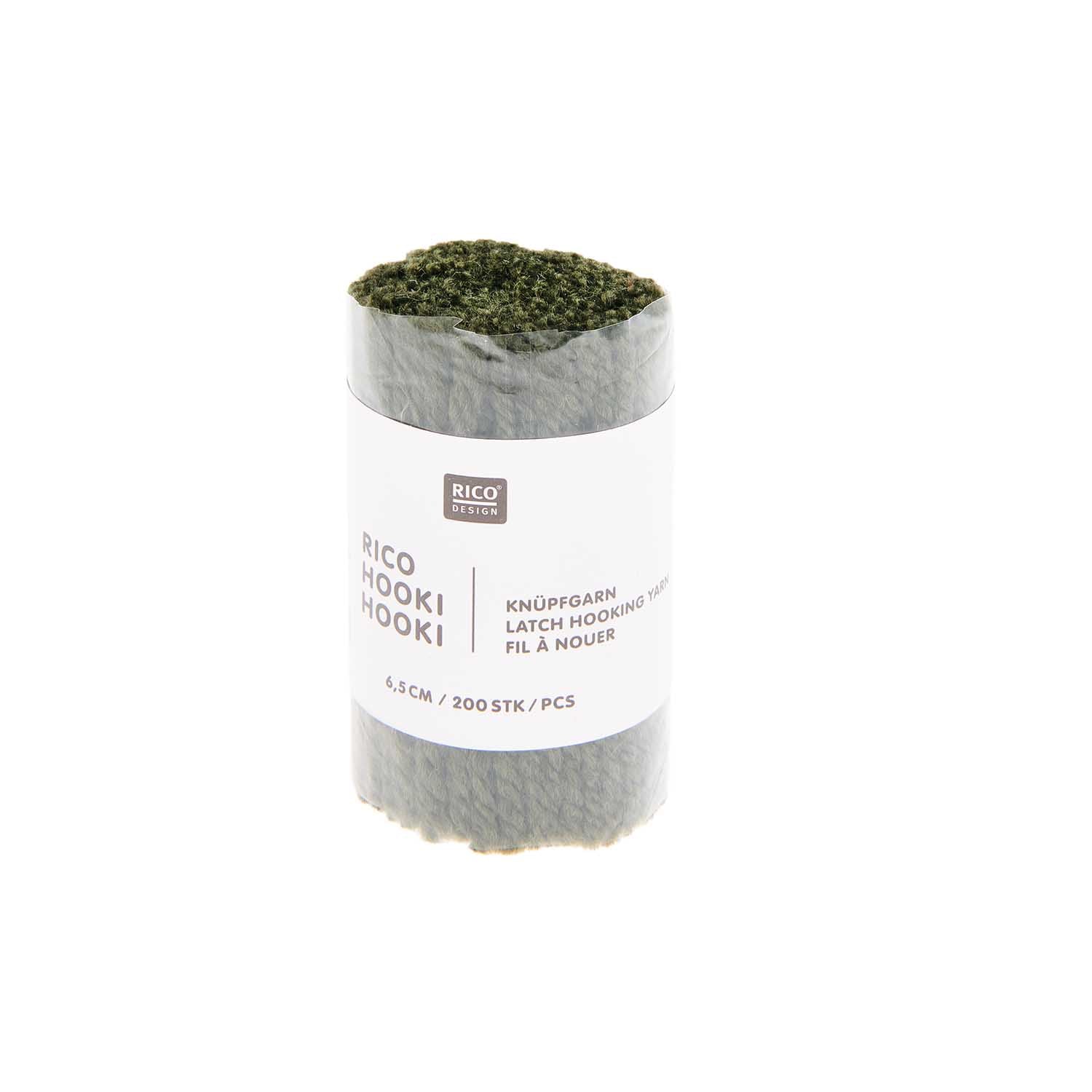 Rico Hooki Hooki Knüpfgarn 6,5cm verschiedene Farben