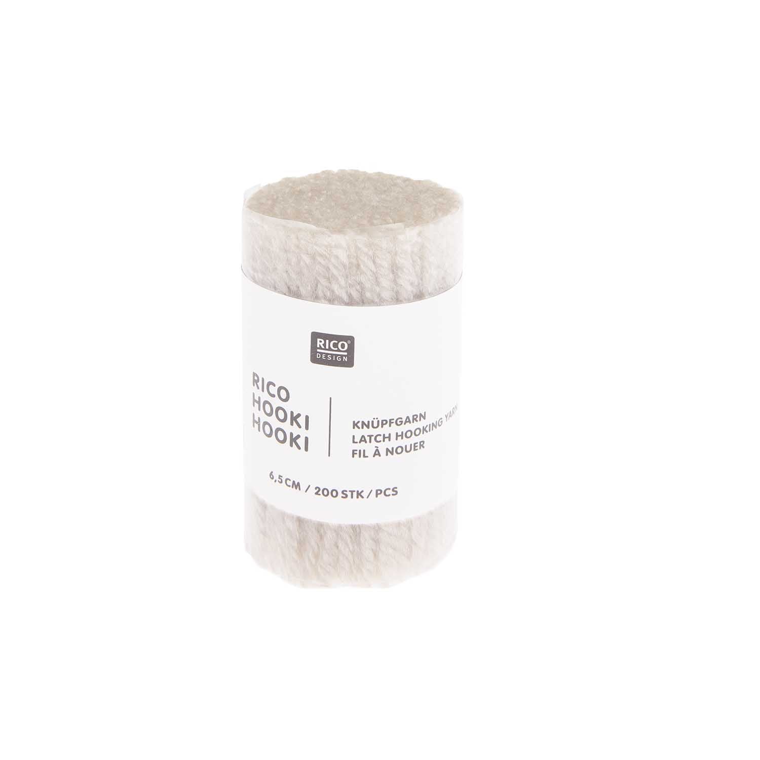 Rico Hooki Hooki Knüpfgarn 6,5cm verschiedene Farben