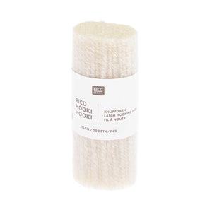 Rico Hooki Hooki Knüpfgarn 10cm 200 Stück verschiedene Farben