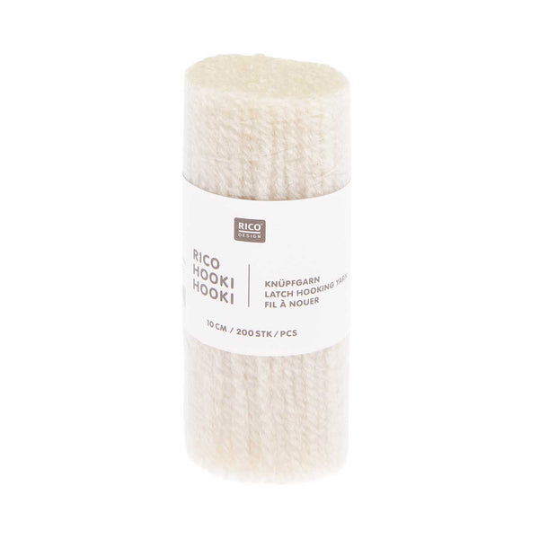 Rico Hooki Hooki Knüpfgarn 10cm 200 Stück verschiedene Farben