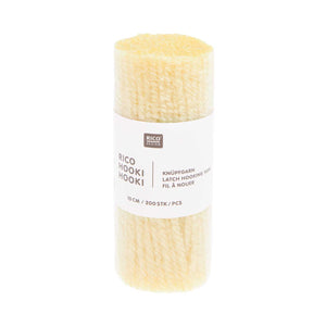 Rico Hooki Hooki Knüpfgarn 10cm 200 Stück verschiedene Farben