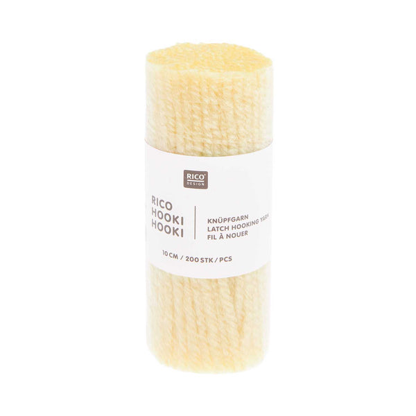 Rico Hooki Hooki Knüpfgarn 10cm 200 Stück verschiedene Farben