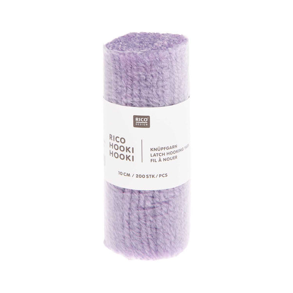 Rico Hooki Hooki Knüpfgarn 10cm 200 Stück verschiedene Farben