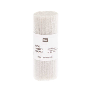Rico Hooki Hooki Knüpfgarn 10cm 200 Stück verschiedene Farben