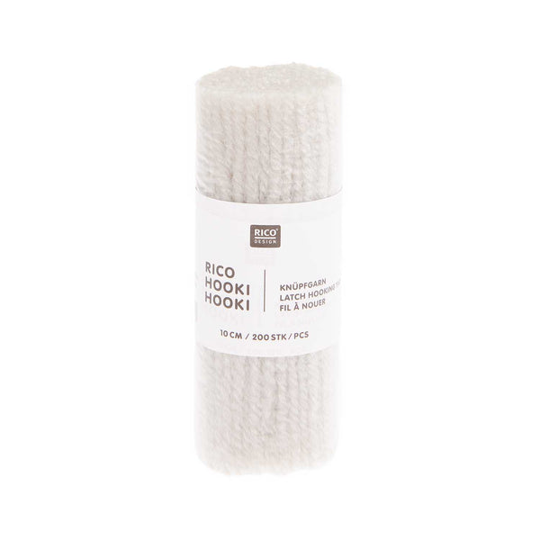 Rico Hooki Hooki Knüpfgarn 10cm 200 Stück verschiedene Farben