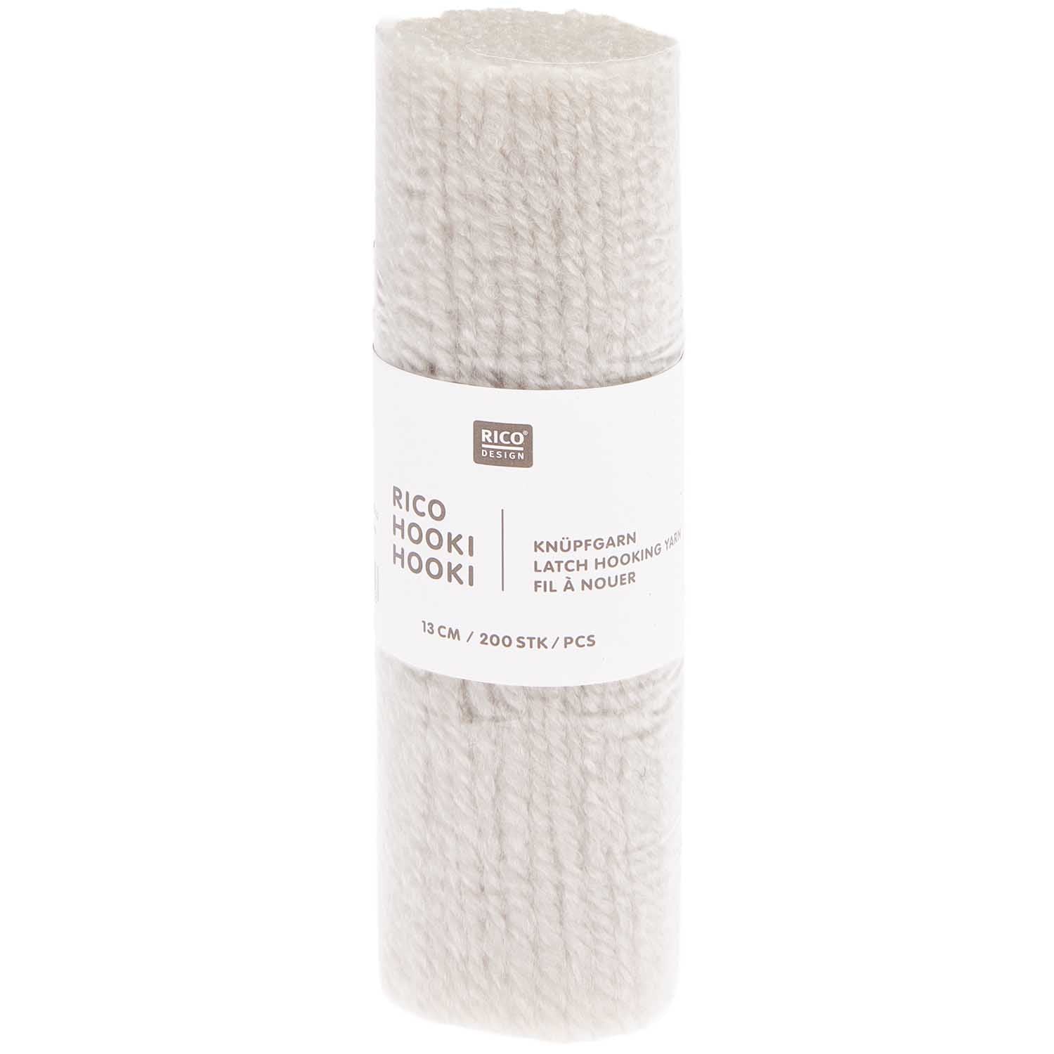 Rico Hooki Hooki Knüpfgarn 13cm 200 Fäden verschiedene Farben
