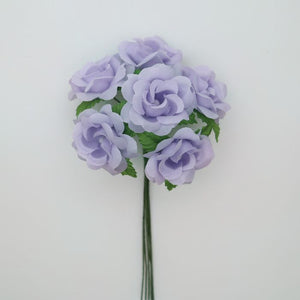 Rose mitteloffen, 30 mm, 6 Stück/Bund