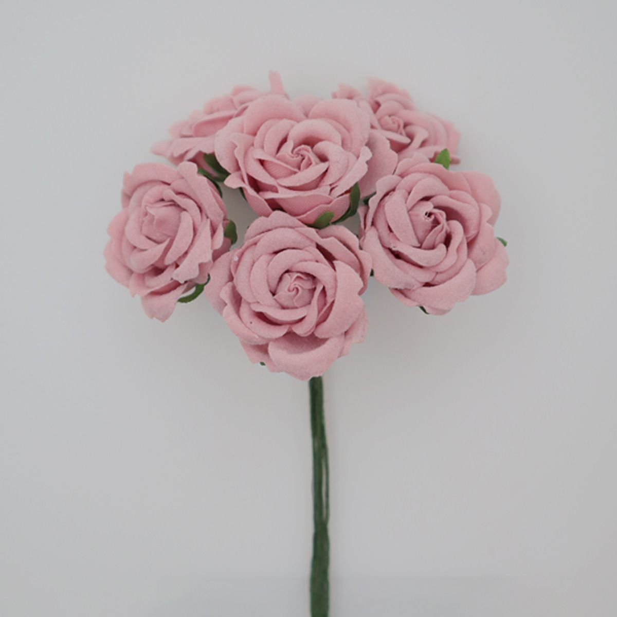 Samtröschen rosa groß 32mm 6 Stück/Bund