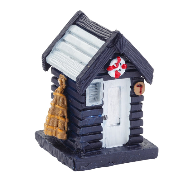 Miniatur Polyresin Strandhaus klein 4cm
