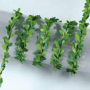 Mini-Buchsgirlande dunkelgrün 3m