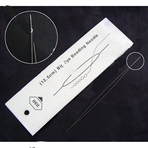 Perlen Aufreihnadel - Big Eye Beading Needle 12,5cm 1 Stück