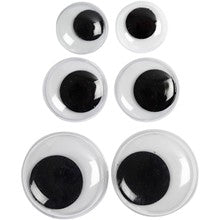 Wackelaugen rund 24mm 10 Stück/Btl