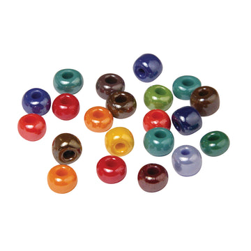 Glasperlenmix bunt perlmuttschimmer 6,7mm 55g