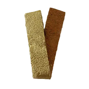 Lederband 10x1 mm flach, gold/braun, 1 m