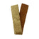 Lederband 10x1 mm flach, gold/braun, 1 m