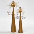 Pappkegel Set aus Pappmaché 3 Stück (30 / 40 / 50 cm)