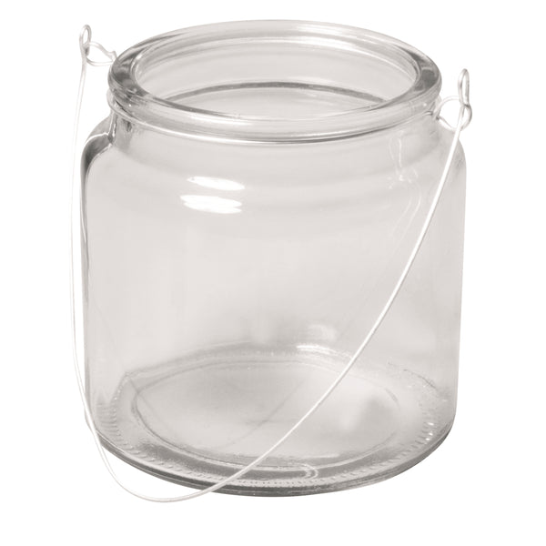 Windlicht Glaslaterne mit Henkel 10cm Öffnung 7,5cm