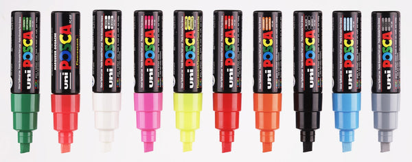 Posca Farbmarker Keilspitze PC-8K 8mm