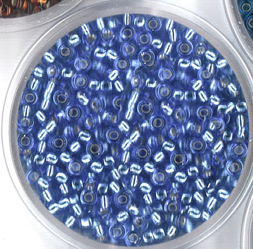 Miyuki Rocailles Silverlined Light Saphir 2,5 mm 12 g