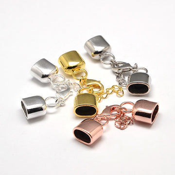 Kappelverschluss oval glatt 54x12mm innen: 6x10mm per Set