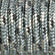 Paracord 2 mm dünn gemustert, grau-schwarz-weiss, 10 m/Pkg.