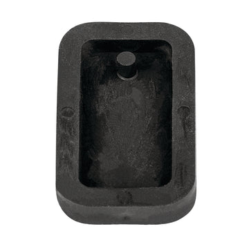 Betongießform Anhänger rechteck 1,9x3,9cm