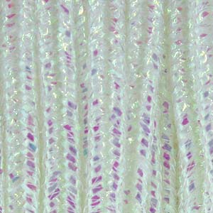 Rayon Soutache, per m, texturierte metallische Iris