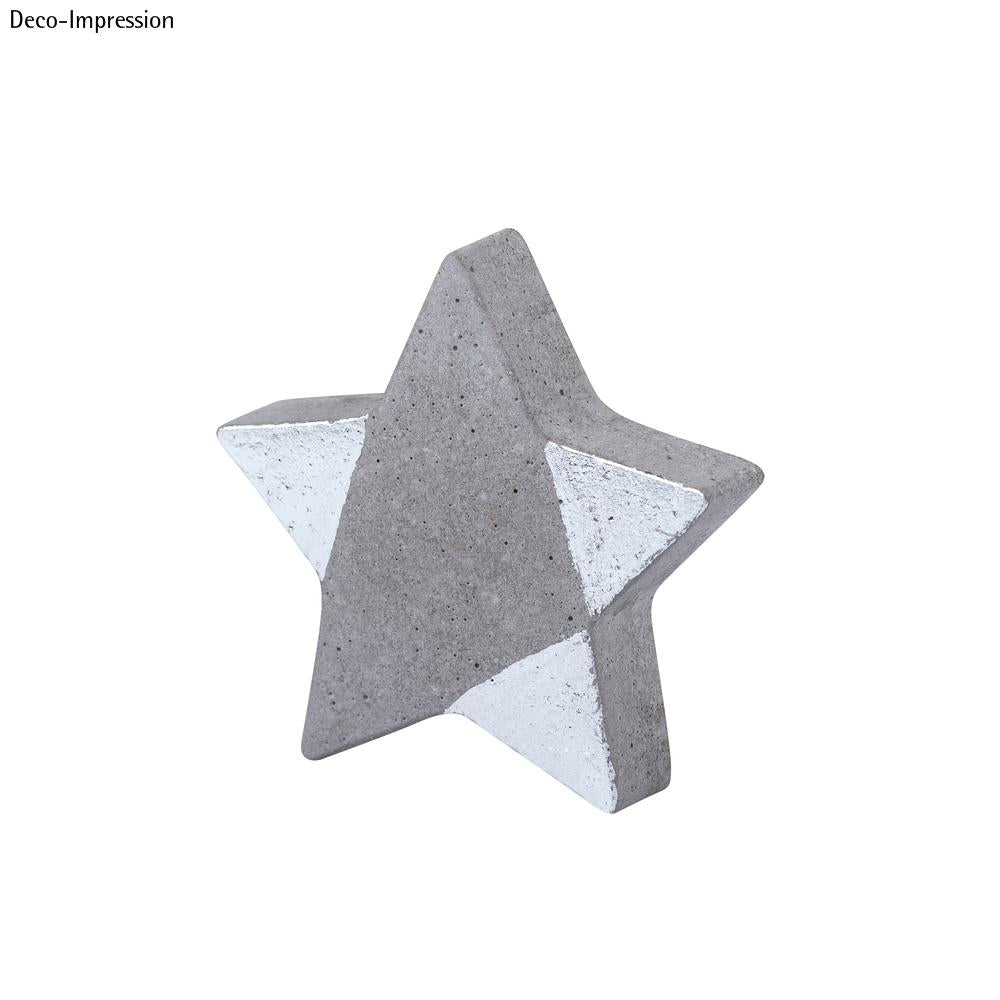 Betongießform Stern, 6,5 cm x 1,7 cm Gießform Gussform