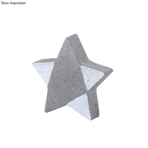 Betongießform Stern, 6,5 cm x 1,7 cm Gießform Gussform
