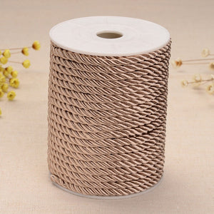 Kordel gedreht 5mm taupe 20m Rolle