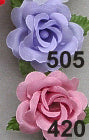 Rose mitteloffen, 30 mm, 6 Stück/Bund