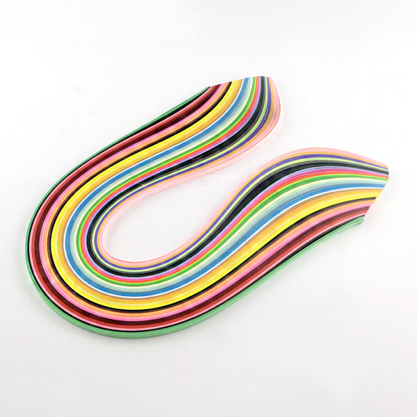 Quilling Papierstreifen 36 Farben Mix 52x1cm 360 Stück