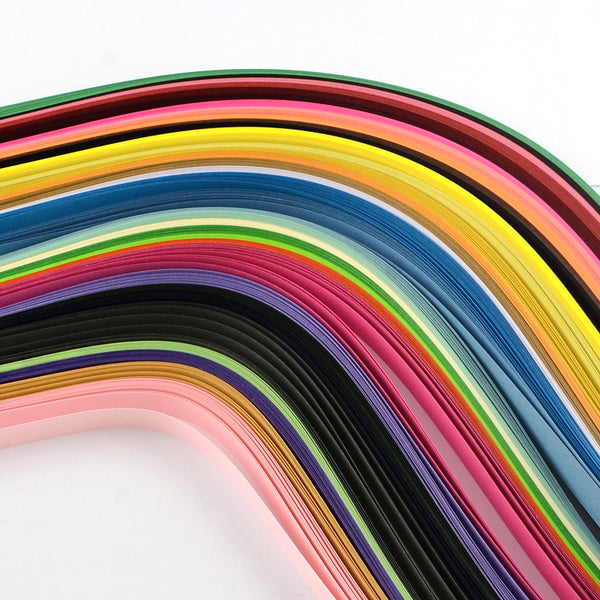 Quillingstreifen Papier 36 Farben Mix 52x0,5cm 360 Streifen