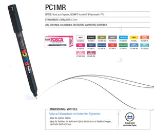 Posca Uni Marker kalibrierte Spitze extra-fein 0,7 mm
