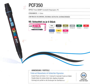 Posca Uni Marker Pinselspitze 1 -10mm