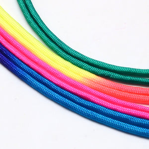 Paracord 4 mm, Batikstyle Regenbogen, 6,4 m